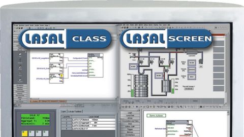 Looking back: The object-oriented, all-in-one automation software LASAL was presented at the Hanover Trade Fair in 2002.