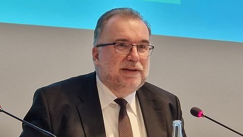 BDI President Siegfried Russwurm at the Hannover Messe 2023. BDI President Siegfried Russwurm at the Hannover Messe 2023.