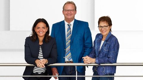 Arburg-Gesellschafter Juliane Hehl, Michael Hehl und Renate Keinath (v. l.) Arburg-Gesellschafter Juliane Hehl, Michael Hehl und Renate Keinath (v. l.)