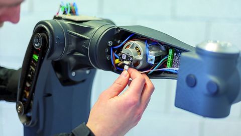 Foto der Verkabelung Foto der Verkabelung