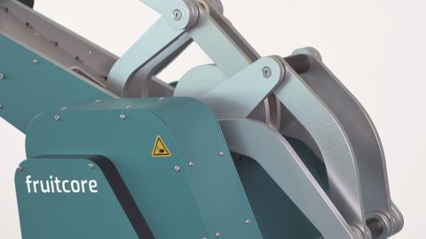 Horst's four-bar link chains are arranged in such a way that they enable a high power transmission when the position of the robot requires it, and the transmission ratio becomes smaller when the power is not required. Horst's four-bar link chains are arranged in such a way that they enable a high power transmission when the position of the robot requires it, and the transmission ratio becomes smaller when the power is not required.