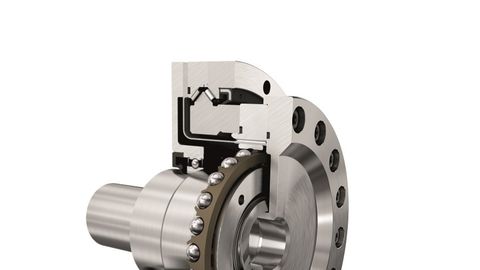 The RTWH precision gearbox is characterized by zero backlash, positioning accuracy, compactness and a long service life. The gear unit from Schaeffler is ready to install. The RTWH precision gearbox is characterized by zero backlash, positioning accuracy, compactness and a long service life. The gear unit from Schaeffler is ready to install.