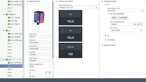 'FieldEcho' provides direct access to the process and service data of all IO-Link devices and warns or alerts autonomously in the event of an anomaly. 'FieldEcho' provides direct access to the process and service data of all IO-Link devices and warns or alerts autonomously in the event of an anomaly.