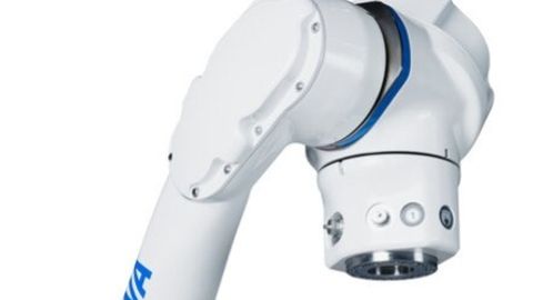 Thanks to the six integrated torque sensors and the monitoring and evaluation of external forces, the robot arm can be guided and programmed directly by hand (Direct Teach). Thanks to the six integrated torque sensors and the monitoring and evaluation of external forces, the robot arm can be guided and programmed directly by hand (Direct Teach).