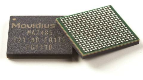 The 'Movidius Myriad X' from Intel has a neural computing unit that accelerates demanding deep learning calculations (inferences) without consuming a lot of energy. The 'Movidius Myriad X' from Intel has a neural computing unit that accelerates demanding deep learning calculations (inferences) without consuming a lot of energy.