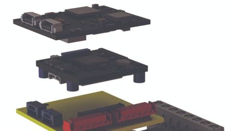 Safe Motion Modul (in Gelb) Safe Motion Modul (in Gelb)