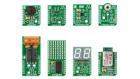 Conrad Electronic, IoT, Internet of Things, Internet der Dinge, Experimentierpaket, Entwicklungsboard, Franzis, DSPRobotics, mikroElektronika, microBUS, Conrad Electronic, IoT, Internet of Things, Internet der Dinge, Experimentierpaket, Entwicklungsboard, Franzis, DSPRobotics, mikroElektronika, microBUS,