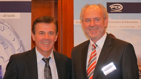 Hans Georg Kumpfmüller von Siemens und Achim Laubenstein von ABB Hans Georg Kumpfmüller von Siemens und Achim Laubenstein von ABB