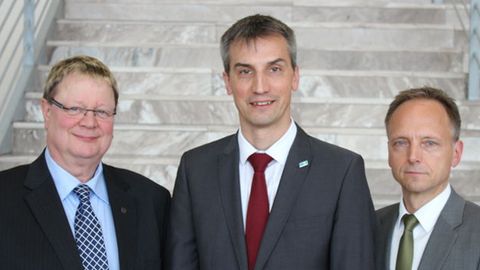 Klaus Peter Lindner, Karsten Schneider und Frithjof Klasen vom PNO-Vorstand 