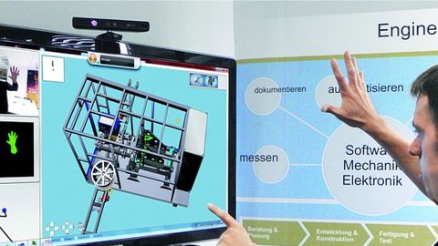 Heitec, Bedienung mittels Gesten - Kinecet Sensor Heitec, Bedienung mittels Gesten - Kinecet Sensor