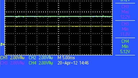 Bicker, Netzteil Test mit dynamischerLast (Spannungsverlauf), Bild 2 Bicker, Netzteil Test mit dynamischerLast (Spannungsverlauf), Bild 2