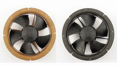 ebm-papst, Ventilator mit Wandring aus Biowerkstoff