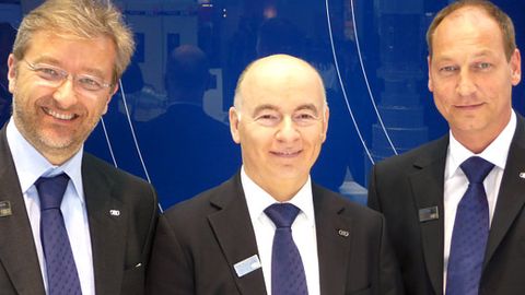 Giorgio Bombardi, Dr. Siegfried Stadtfeld, Jürgen Weber (v.l.n.r.)