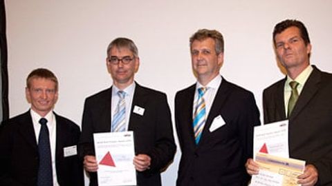 Mattias Weber, Michael Pohl, Georg Steimel, Jörg Wollert (v.nl.n.r.) Mattias Weber, Michael Pohl, Georg Steimel, Jörg Wollert (v.nl.n.r.)