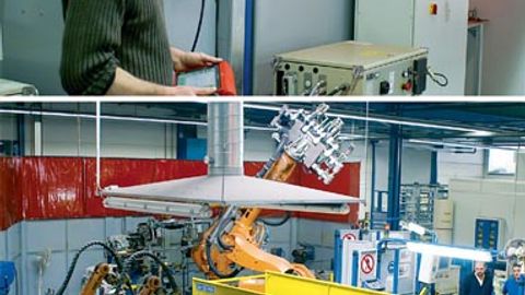 Über die autarke Bedieneinheit gibt Schweißtechnik-Experte Rossbach den Steuerungen die Daten vor und hat dabei zugleich stets alle qualitätsrelevanten Parameter im Auge. Über die autarke Bedieneinheit gibt Schweißtechnik-Experte Rossbach den Steuerungen die Daten vor und hat dabei zugleich stets alle qualitätsrelevanten Parameter im Auge.