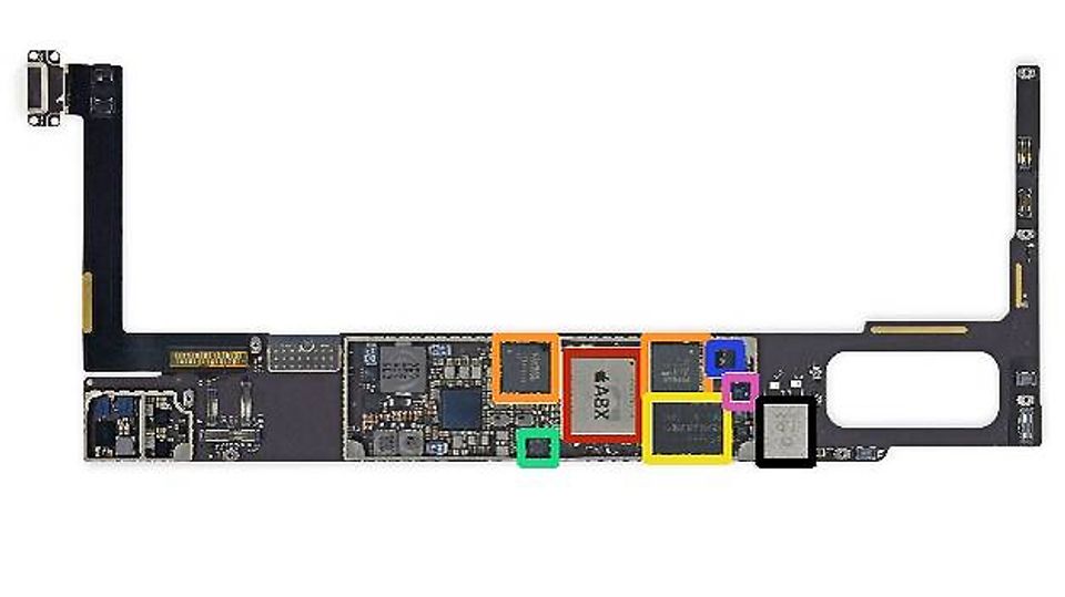 The Apple iPad Air 2 from the inside