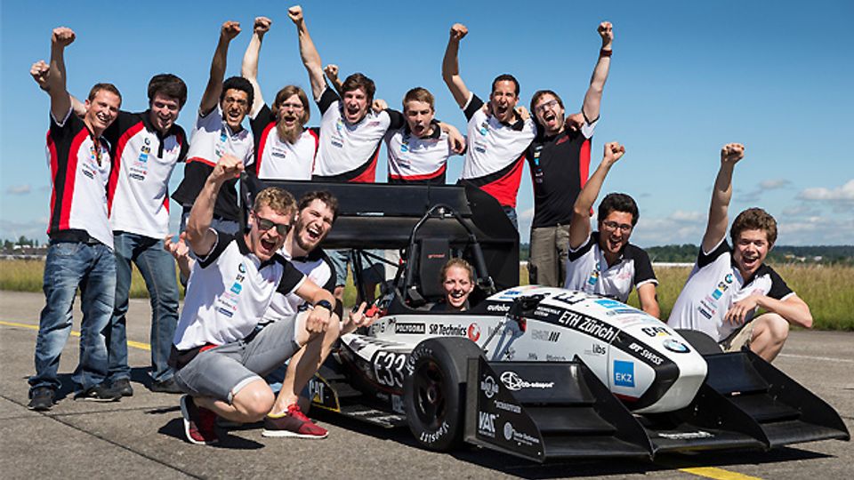 Electric racing car 'grimsel' breaks world record