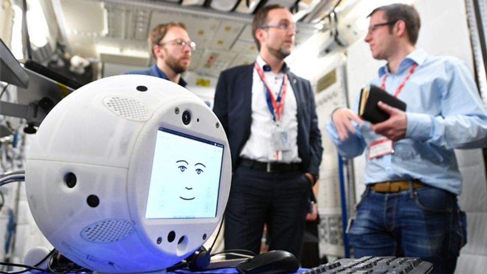 The flying robot assistant 'CIMON' The flying robot assistant 'CIMON'