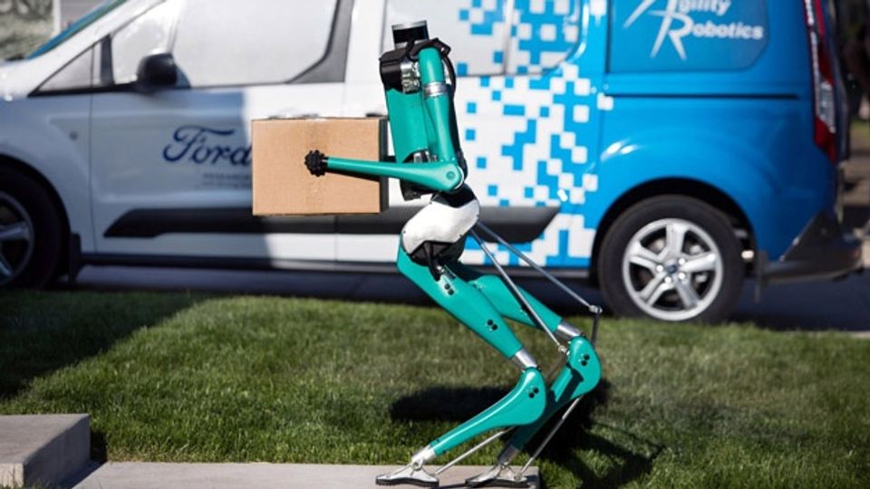 The two-legged delivery robot 'Digit' The two-legged delivery robot 'Digit'