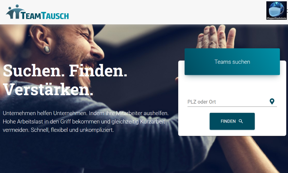 Support your Industry - Alle helfen mit Support your Industry - Alle helfen mit