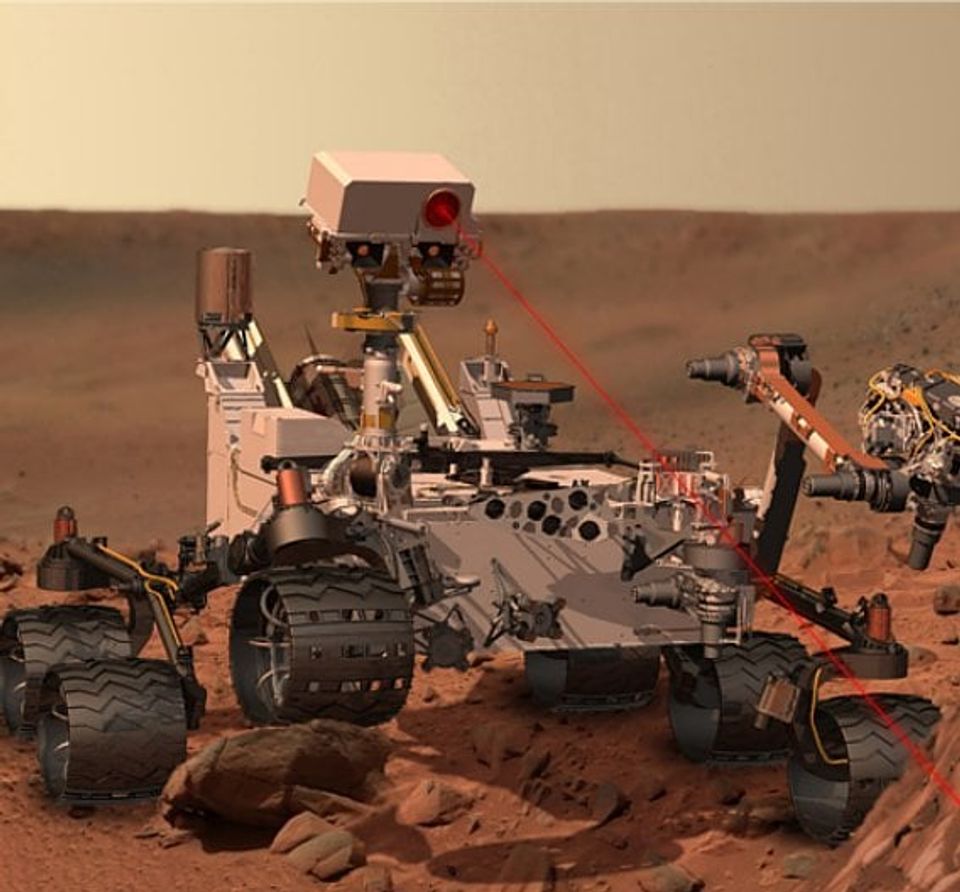 Das Mars-Erkundungsfahrzeug 'Curiosity' Das Mars-Erkundungsfahrzeug 'Curiosity'