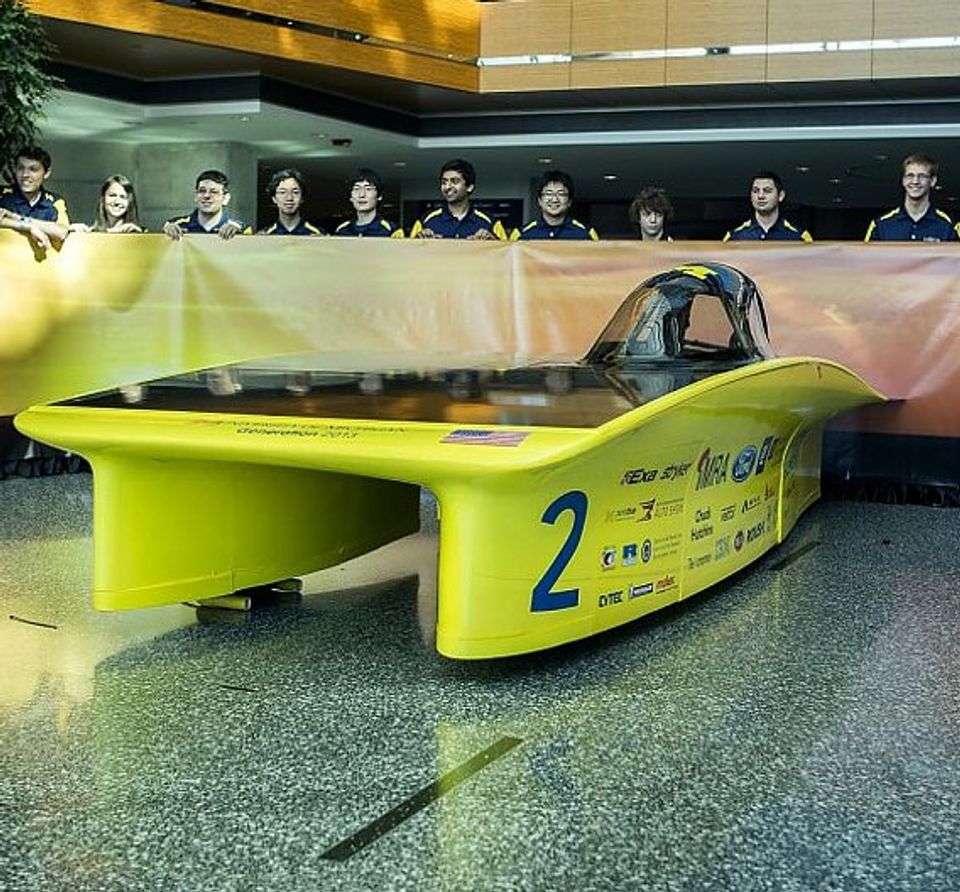The "Generation" solar car The "Generation" solar car