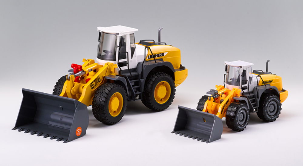 Spielzeugbagger "Liebherr Radlader"