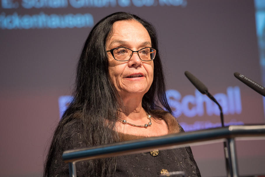 Bettina Schall, Geschäftsführerin des Messeunternehmens P. E. Schall