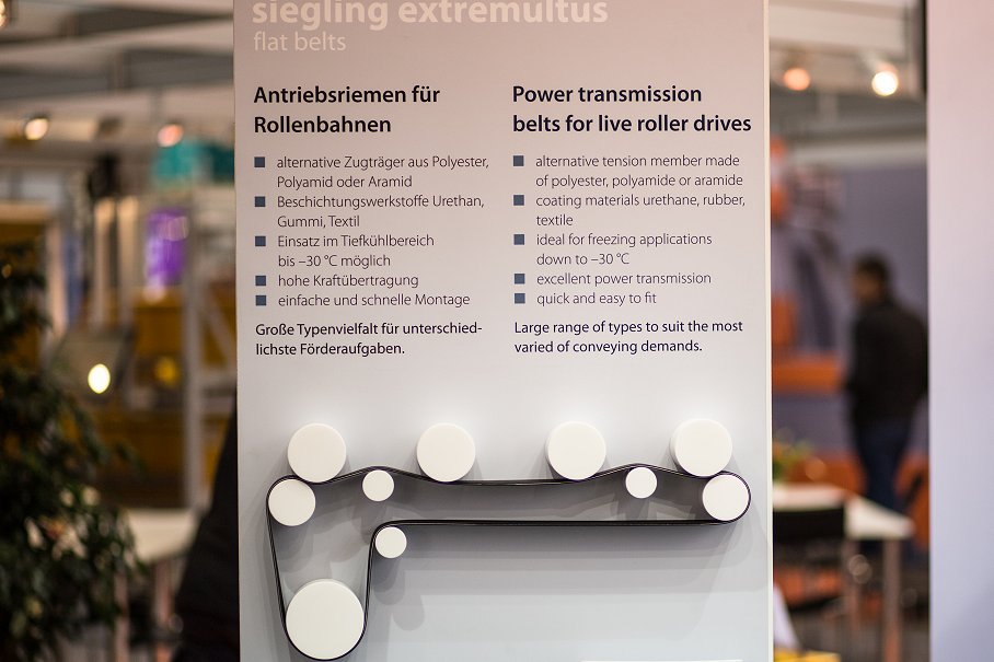 Komponenten für Förderbänder