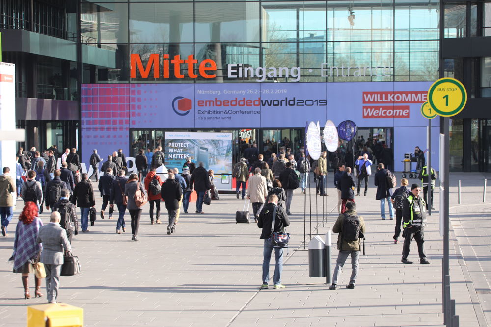Eingang (Mitte) Embedded World, Messezentrum Nürnberg