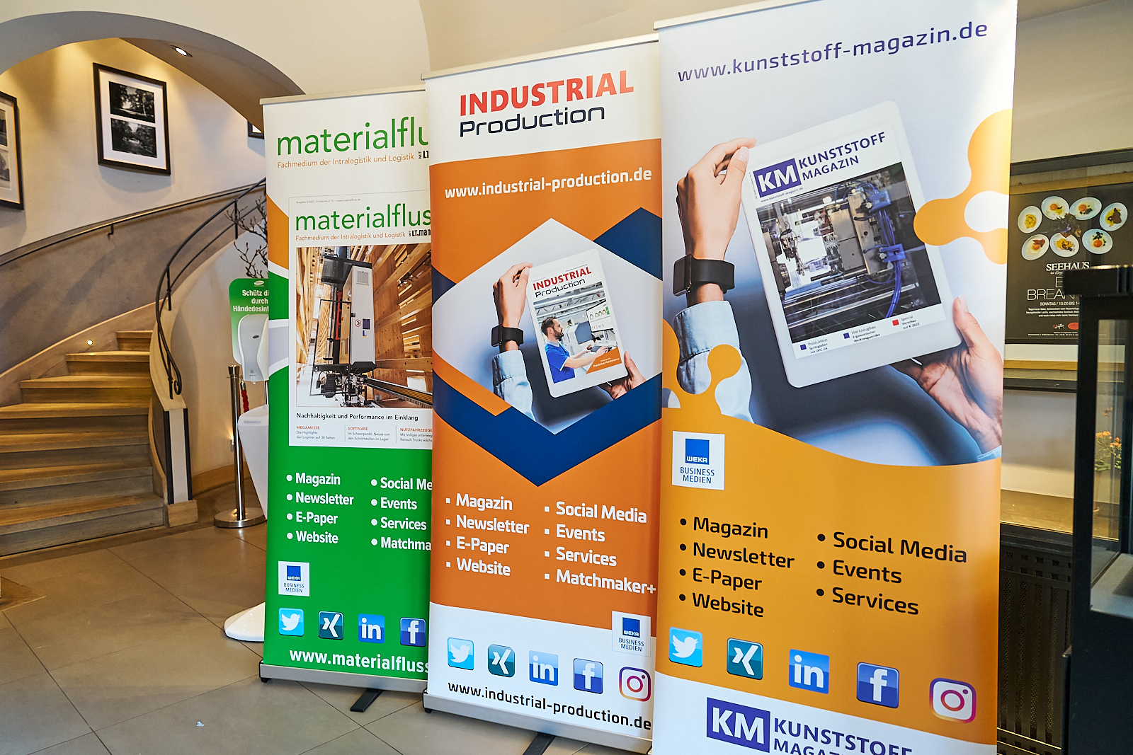 Materialfluss, Kunststoff Magazin and Industrial Production awarded their prizes jointly for the first time Materialfluss, Kunststoff Magazin and Industrial Production awarded their prizes jointly for the first time