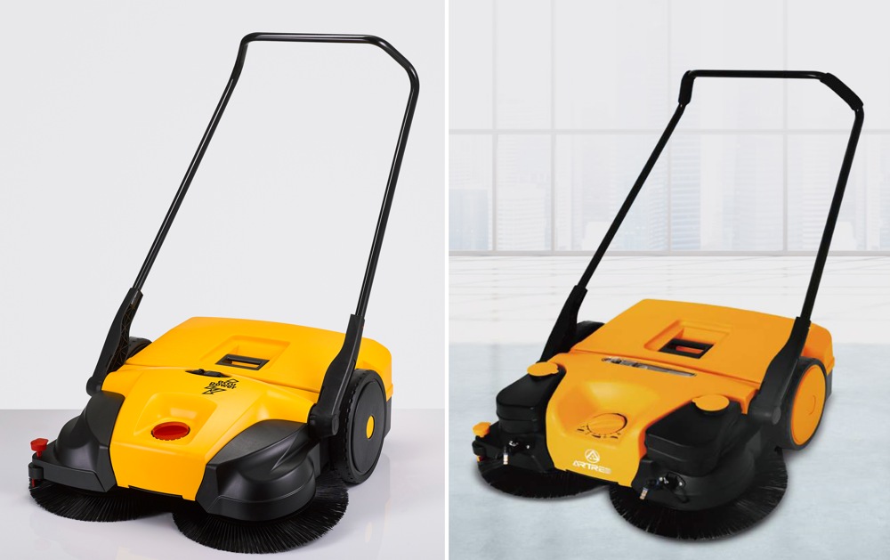 Sweeper "haaga 677 Profi" (with battery drive)