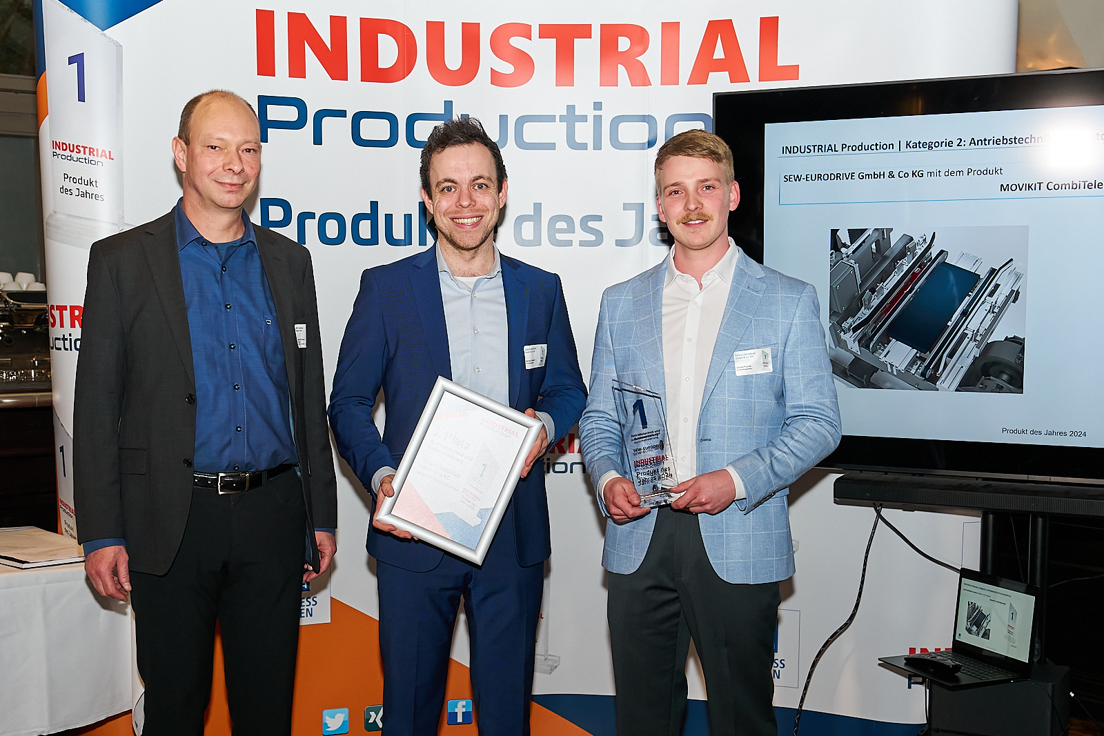 1st place in the Drive Technology and Automation category for SEW-Eurodrive