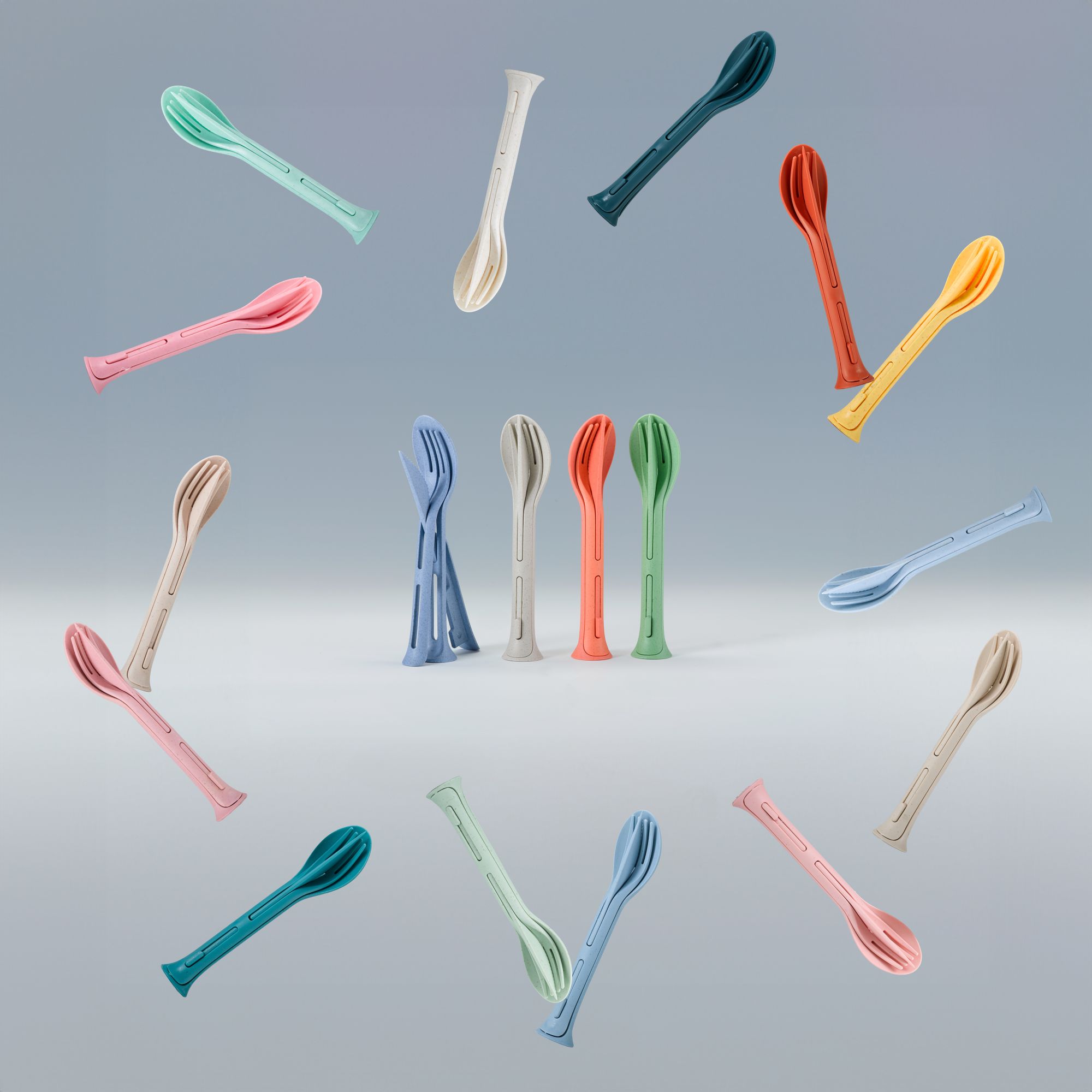 KLIKK POCKET" cutlery set for on the go (3 pieces) KLIKK POCKET" cutlery set for on the go (3 pieces)