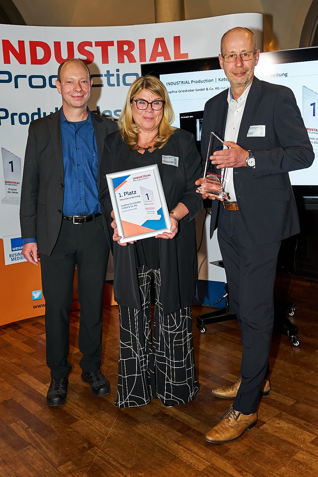 1st place for Supfina Grieshaber 1st place for Supfina Grieshaber