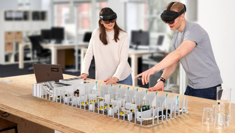 Kategorie 5: Konstruktion, Simulation, digitaler Zwilling<br />Platz 3: Plansysteme – HoloDesk<br />