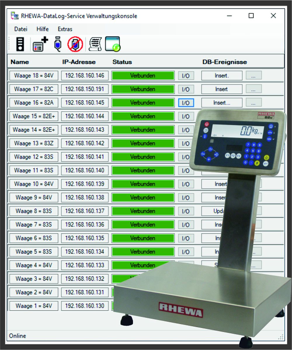 Rhewa networks weighing technology