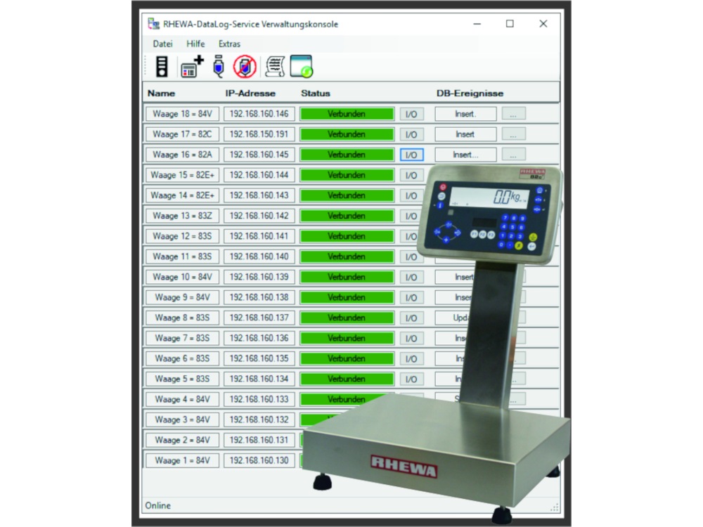 Networked weighing technology from Rhewa Networked weighing technology from Rhewa