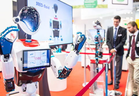 Auf Du und Du mit Robotern: Die Automatica in Bildern