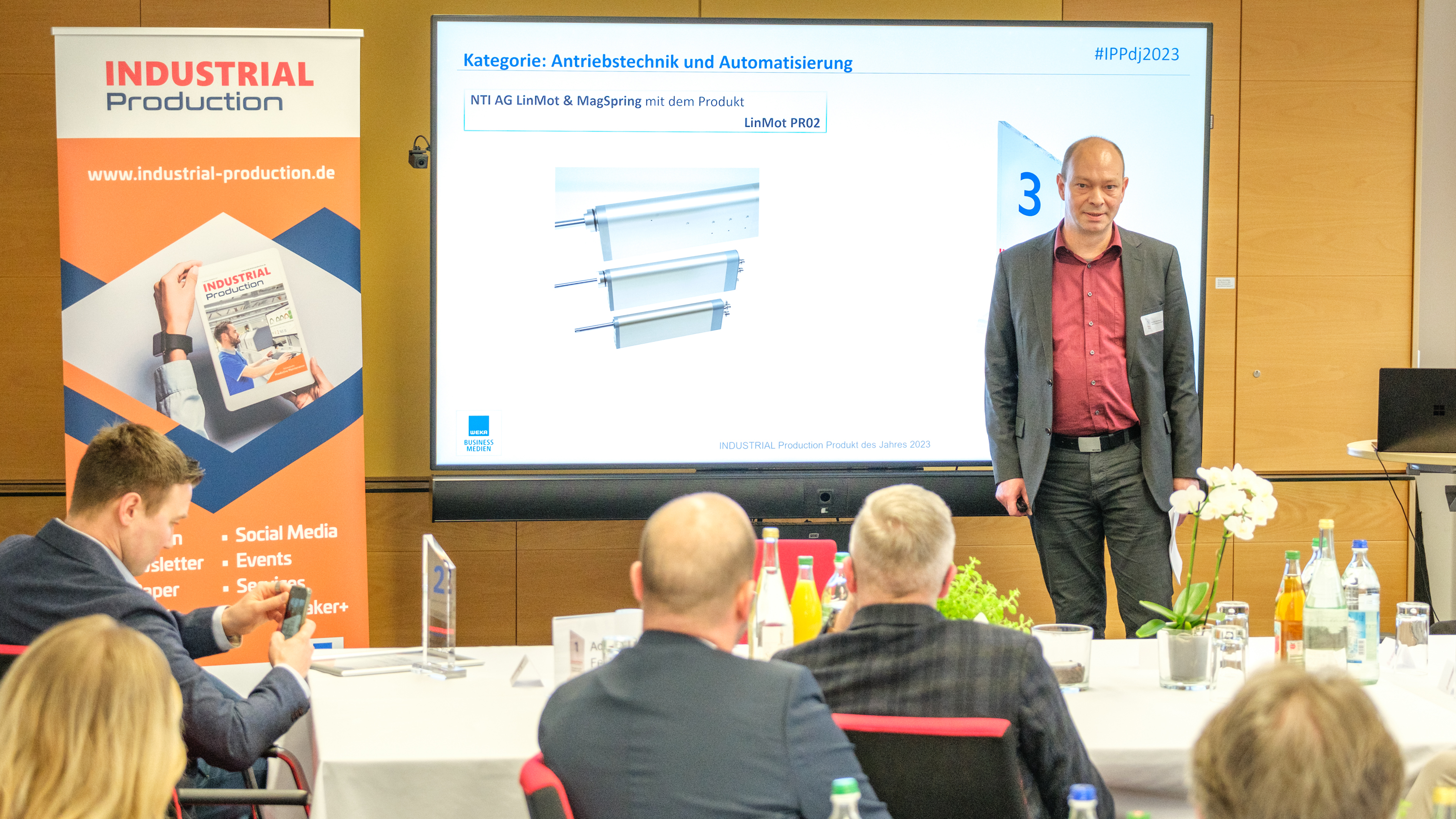 Third place went to NTI AG LinMot &amp;amp; MagSpring with the LinMOt PR02.