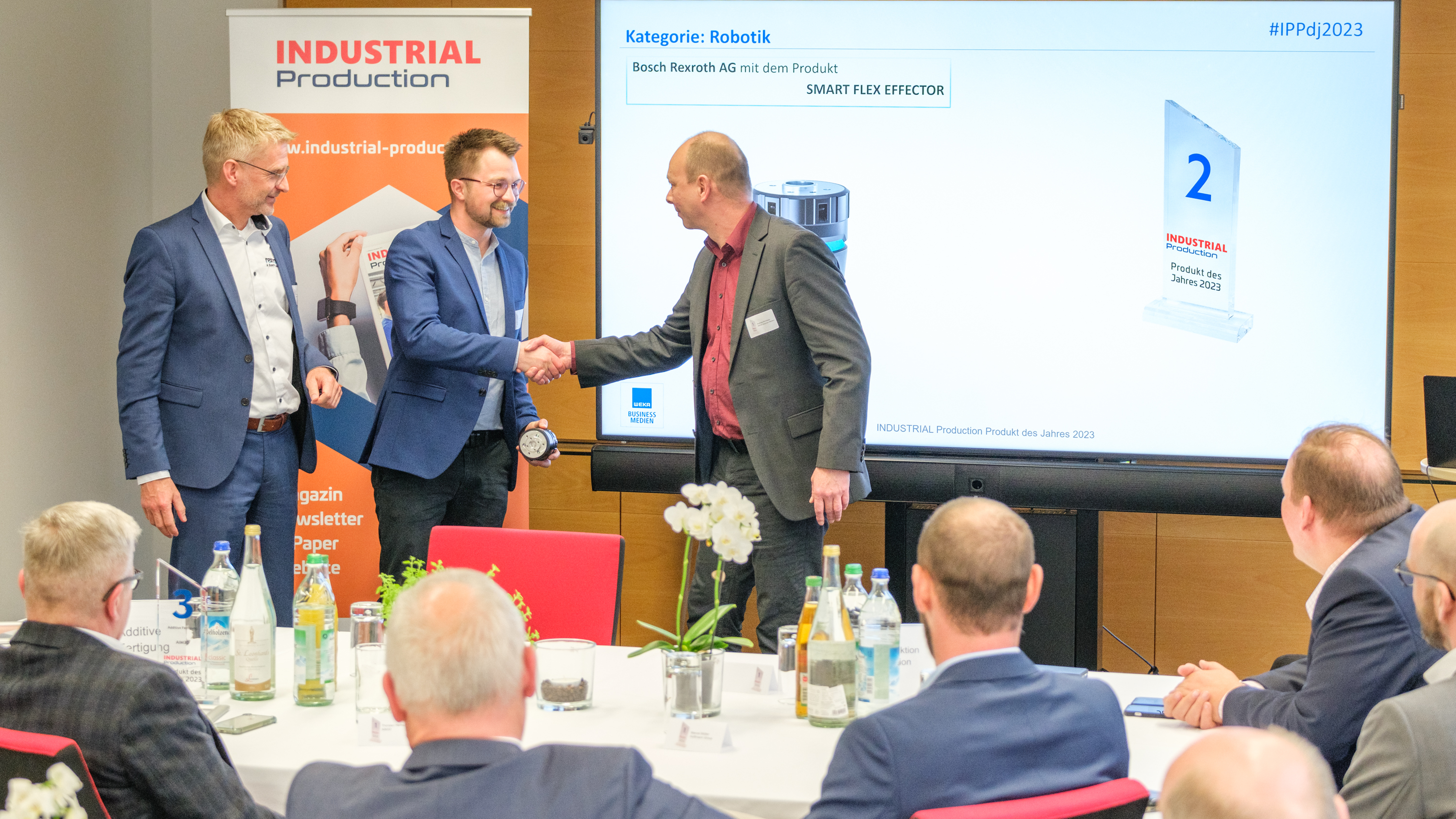Bosch Rexroth won second place in the "Robotics" category with the SMART FLEX EFFECTOR. 