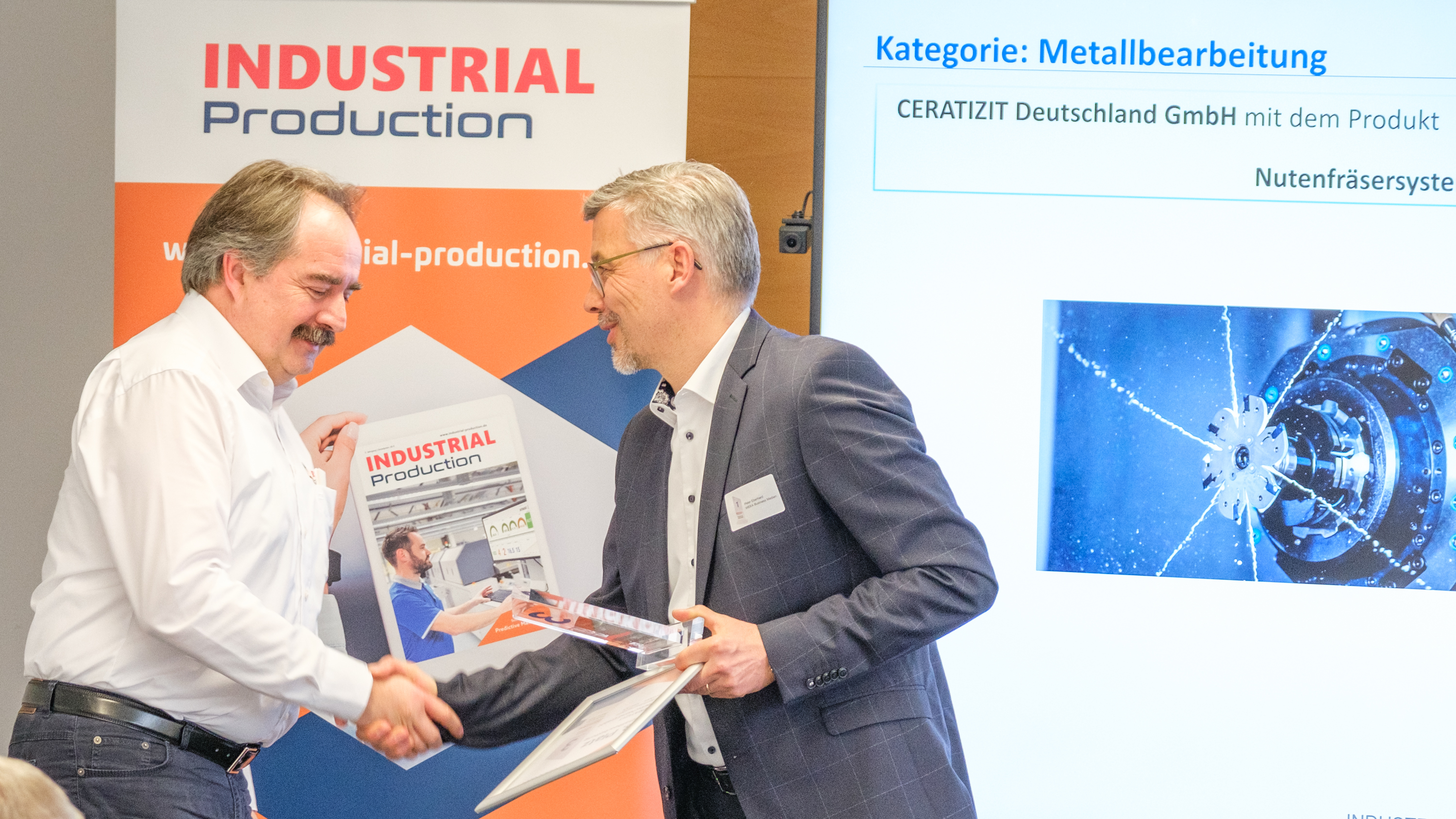 Third place went to CERATIZIT with the slot milling system MaxiMill - Slot-SX 