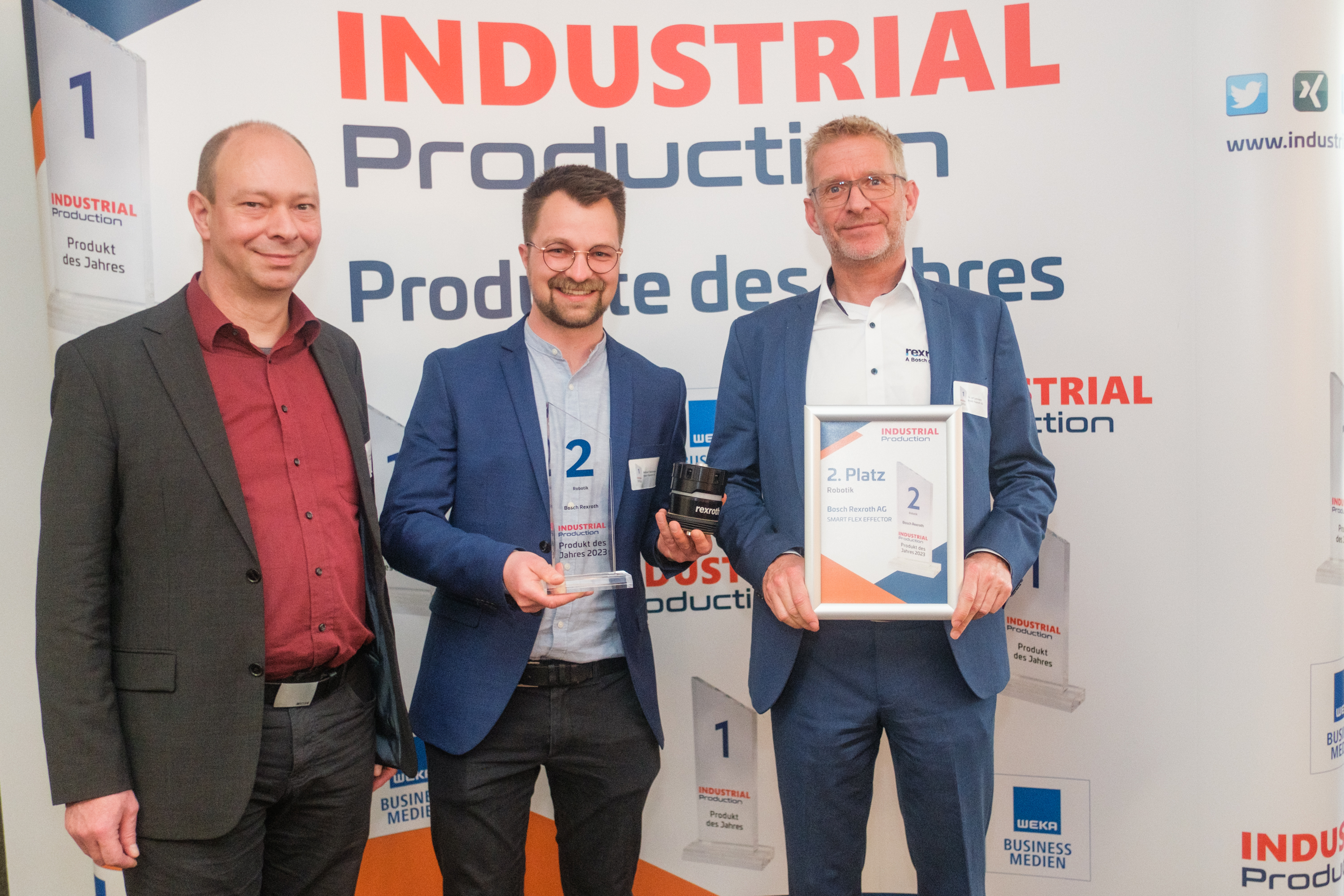 The prize was accepted by Michael Danzberger and Dr. Ulf Lehmann. 
