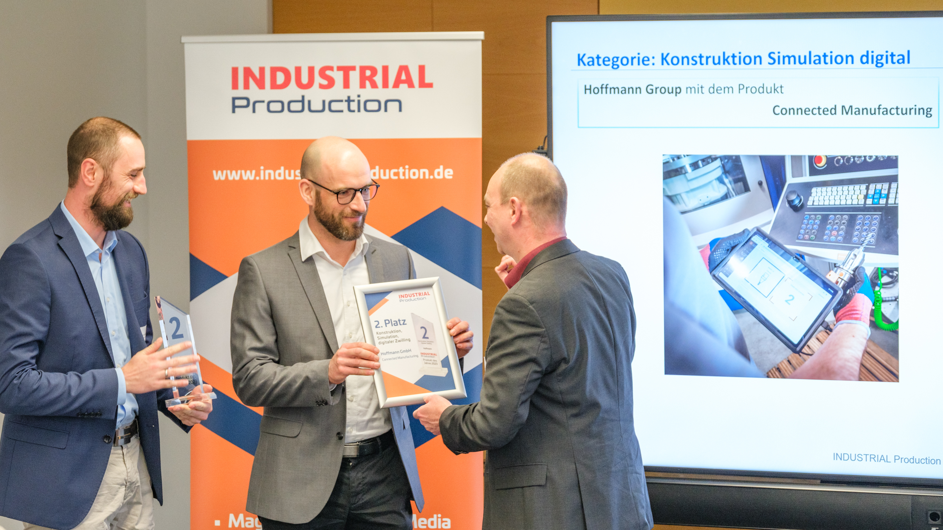 Hoffmann won second place with its Connected Manufacturing product. 