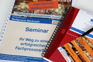 Seminar „Erfolgreiche Fachpresse-Werkstatt“ in Darmstadt