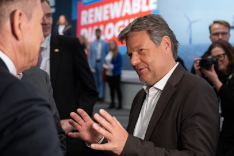 Robert Habeck besucht die Hannover Messe