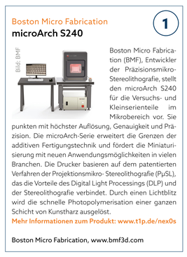 Boston Micro Fabrication | microArch S240 Boston Micro Fabrication | microArch S240
