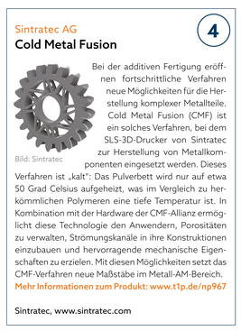 Sintratec AG | Cold Metal Fusion Sintratec AG | Cold Metal Fusion
