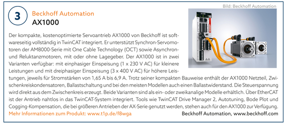 3: Beckhoff Automation | Servoantrieb AX1000 3: Beckhoff Automation | Servoantrieb AX1000