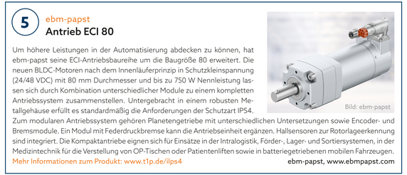 5: ebm‑papst Mulfingen | Antrieb ECI 80 5: ebm‑papst Mulfingen | Antrieb ECI 80